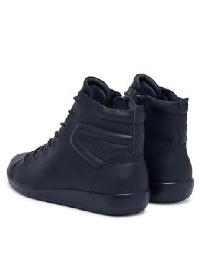 ECCO Sneakersy Soft 2.0 20751301038 Granatowy