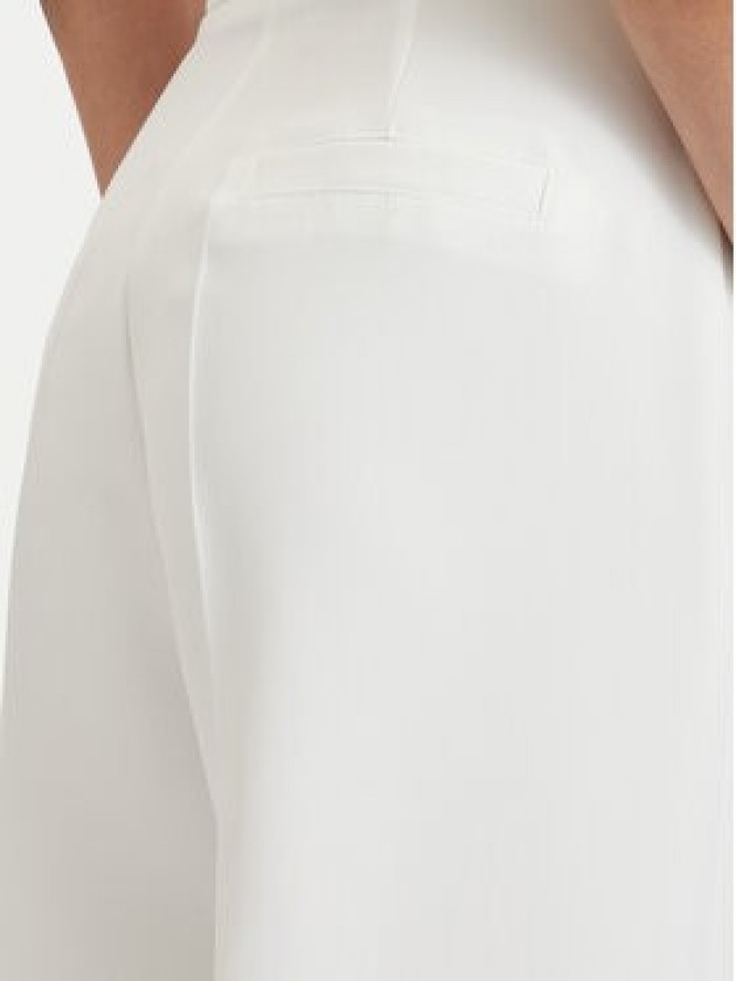 Maryley Spodnie materiałowe 26EB680/43VA Biały Regular Fit