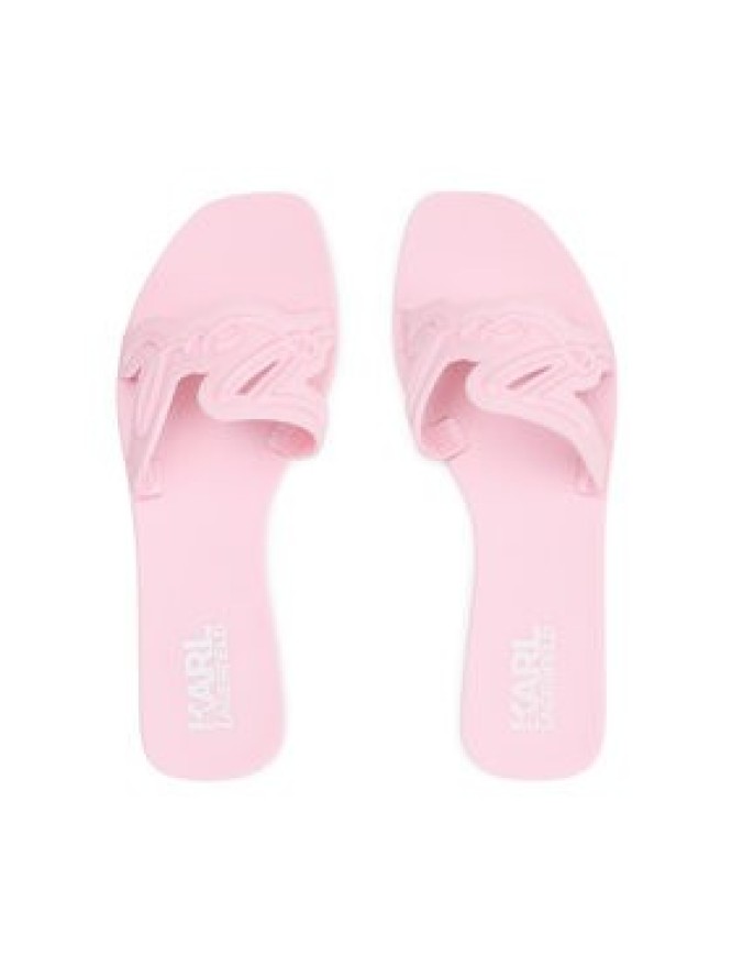 KARL LAGERFELD Klapki KL80008 Różowy
