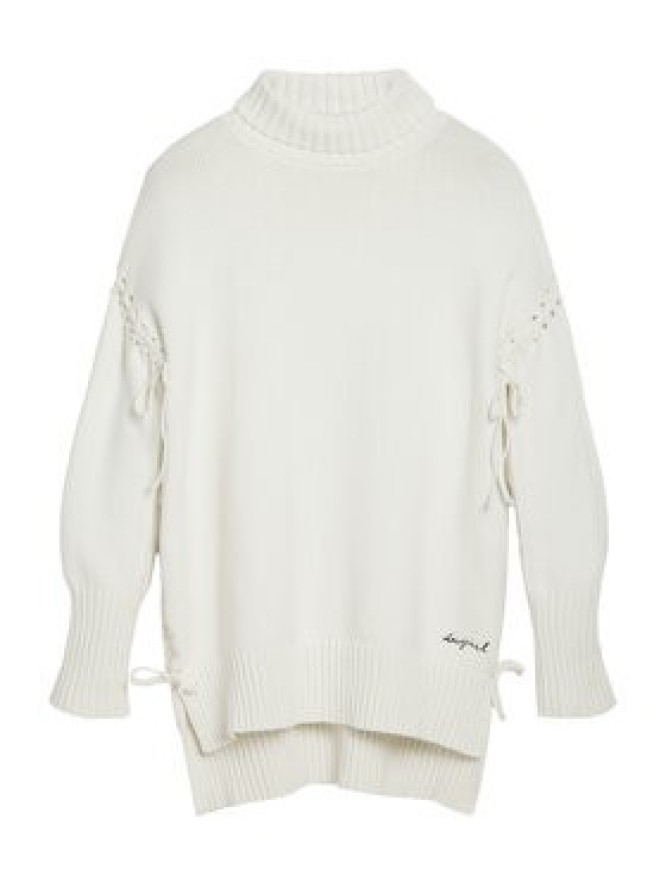 Desigual Golf Vantaa 25WWJF11 Biały Relaxed Fit