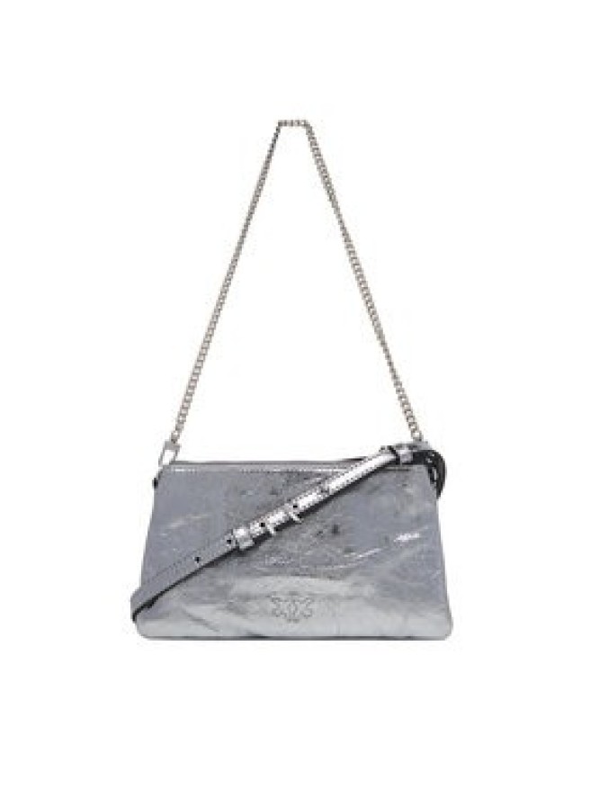 PINKO Torebka Double Mini Al 25-26 PLTT 105359 A2OT Srebrny