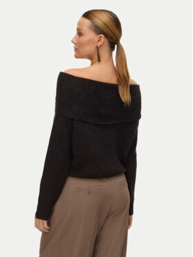 Vero Moda Sweter Lovely 10336698 Brązowy Regular Fit