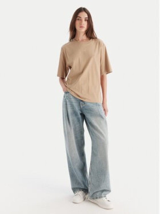 BOSS T-Shirt C_Enis 50523256 Beżowy Oversize