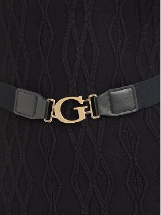 Guess Sukienka dzianinowa W6BK62 Z1567 Czarny Regular Fit