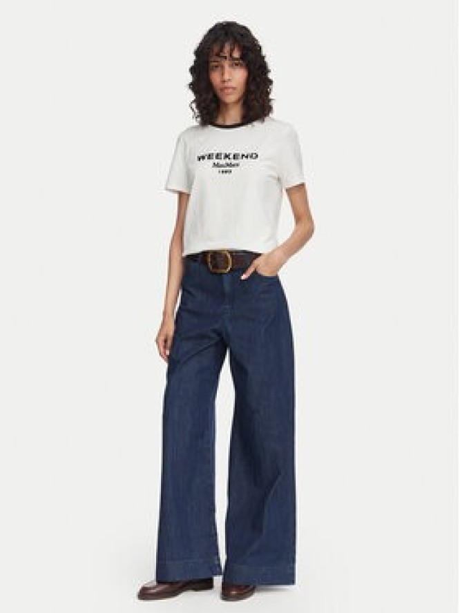 Weekend Max Mara Jeansy Vega 2625186021 Granatowy Wide Leg