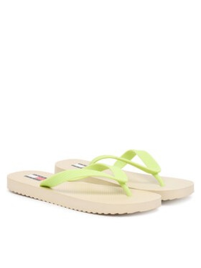 Tommy Jeans Japonki Tjw Logo Summer Sandal EN0EN02979 Żółty