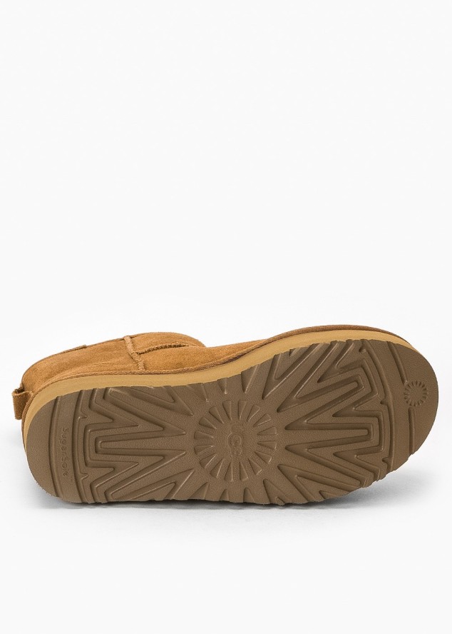 UGG W CLASSIC MINI PLATFORM Buty zimowe damskie brązowe