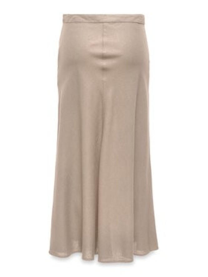 ONLY Spódnica midi Goa 15363690 Beżowy Regular Fit