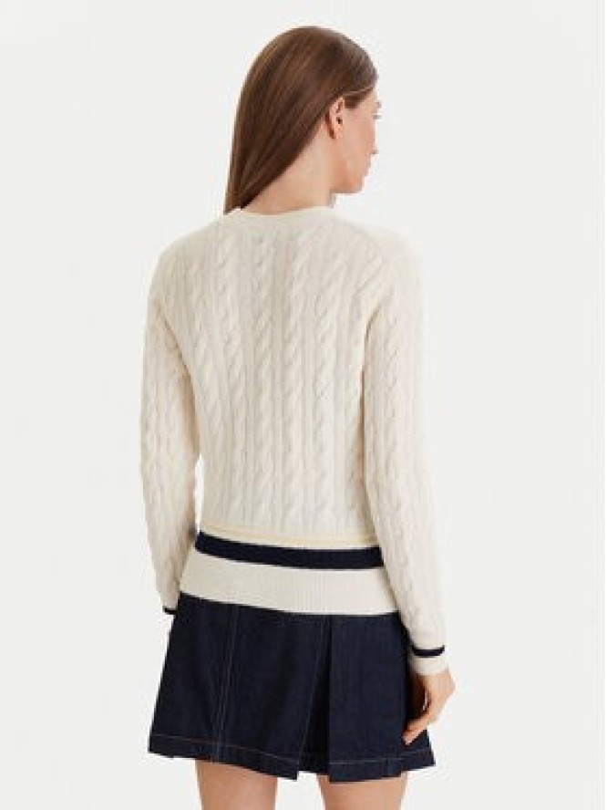 Lacoste Sweter AF4159 Écru Regular Fit