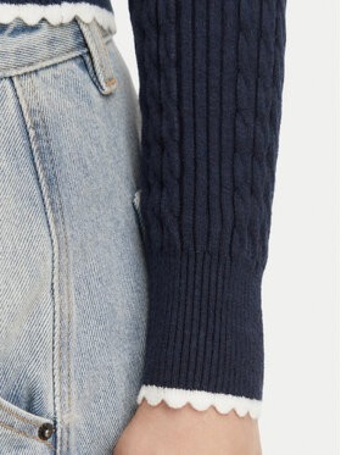 Tommy Jeans Kardigan DW0DW23355 Granatowy Slim Fit