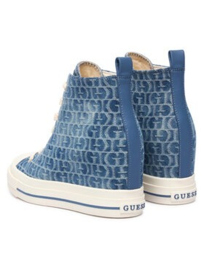 Guess Trampki FLTSUN FAL12 Niebieski