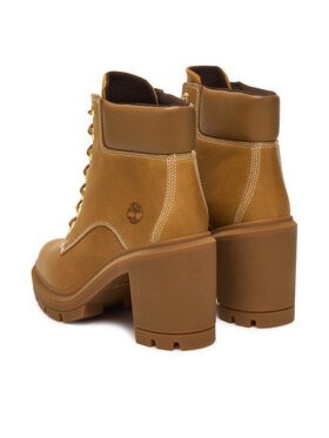 Timberland Botki Allington Heights Mid Lace Up TB0A2CKCEN11 Brązowy