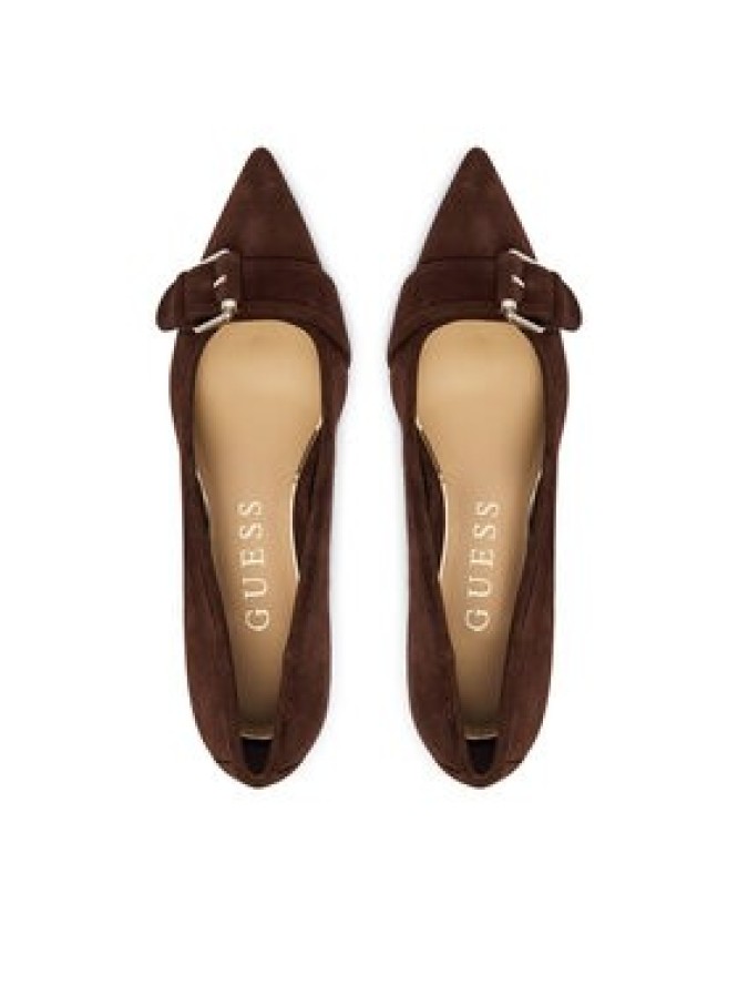 Guess Czółenka FLFAND SUE08 Brązowy