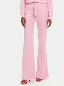 Juicy Couture Spodnie dresowe Layla JCSEBJ001 Różowy Flared Leg