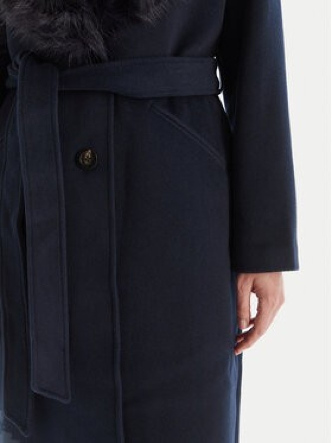 MICHAEL Michael Kors Płaszcz wełniany 77A7141M21 Granatowy Regular Fit