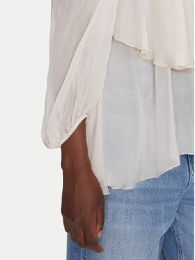 Dixie Bluzka C207W020A Écru Regular Fit