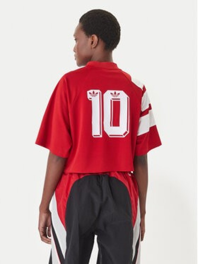 adidas T-Shirt Chile Reconstructed Bringback KD0968 Czerwony Loose Fit