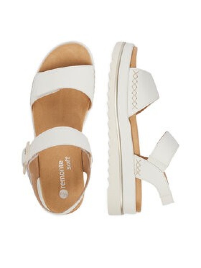 Remonte Sandały CEO-D3P53-80 Biały