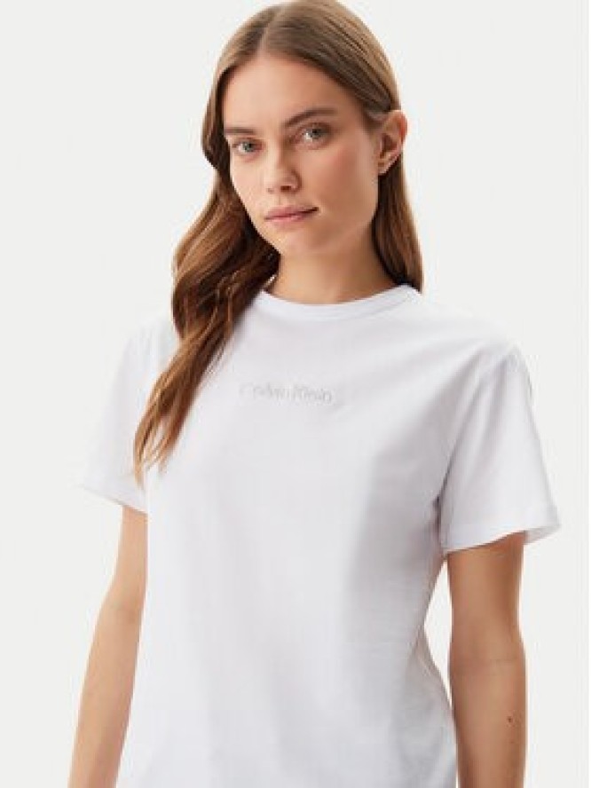 Calvin Klein T-Shirt K20K208294 Biały Regular Fit