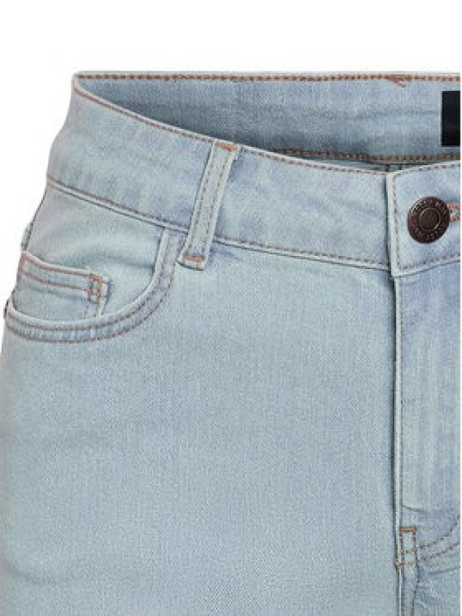 Noisy May Szorty jeansowe Debby 27032491 Niebieski Slim Fit