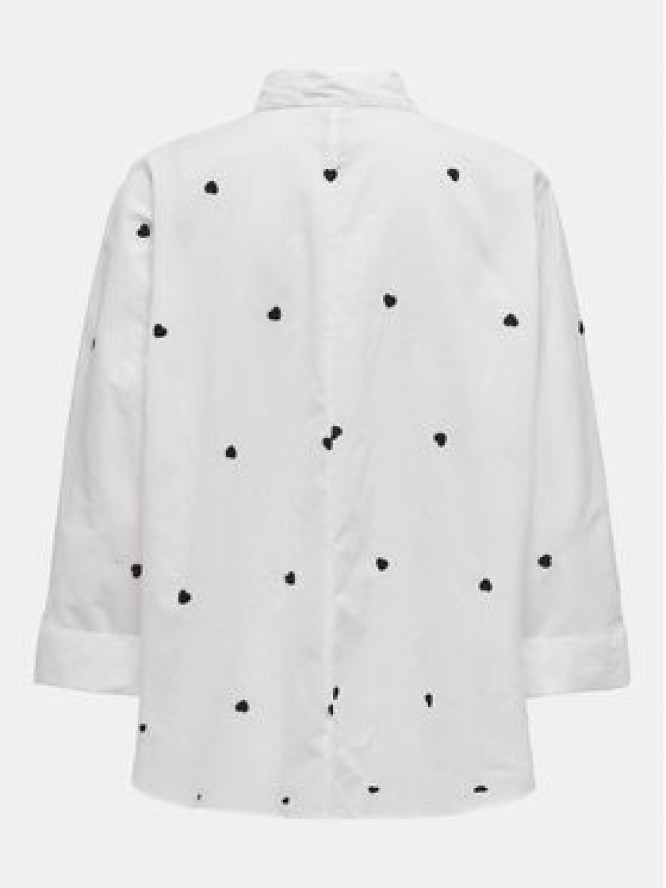 ONLY Koszula 15283743 Biały Box Fit