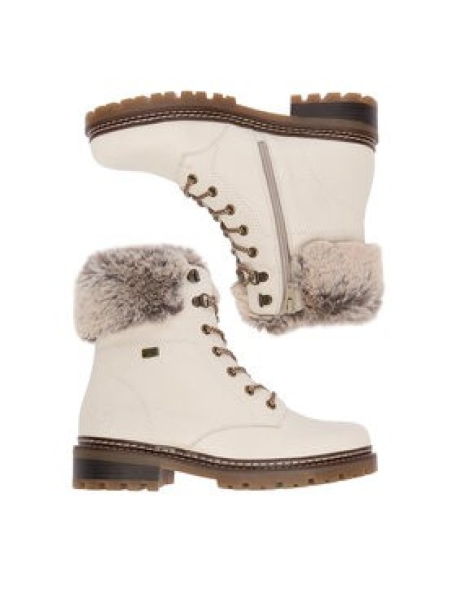 Remonte Trzewiki CEO-D0B74-80 Écru