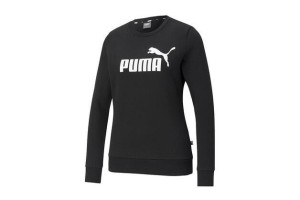 Damska bluza z okrągłym dekoltem Essentials z logo PUMA Light Gray Heather