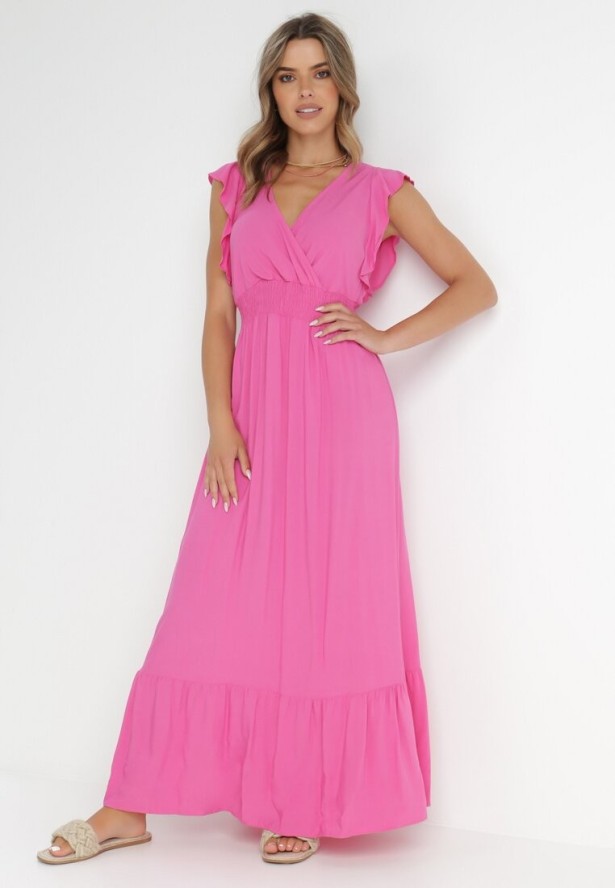 Różowa Sukienka Hypsanie