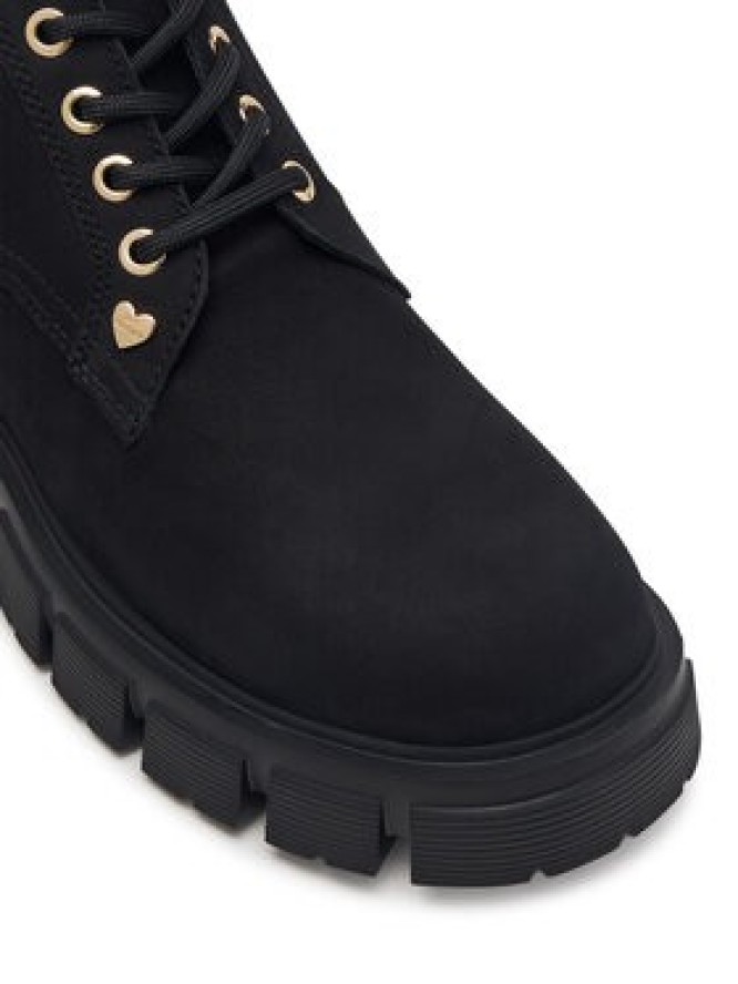 LOVE MOSCHINO Trzewiki JA24205G0PIP0000 Czarny