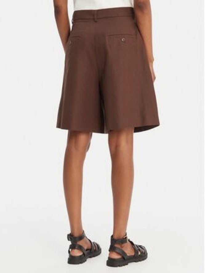 Weekend Max Mara Bermudy Ecuba 2615141022 Brązowy Loose Fit