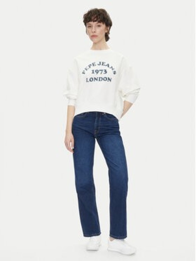 Pepe Jeans Bluza Venus PL581487 Écru Loose Fit