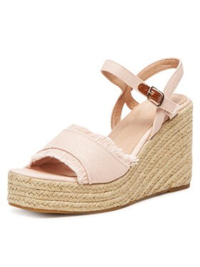 DeeZee Espadryle E0822-4A Różowy