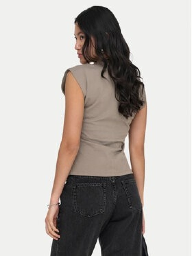 ONLY T-Shirt Marie 15372452 Szary Regular Fit