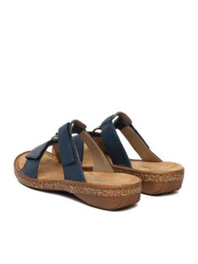 Rieker Klapki CEO-628P9-14 Granatowy