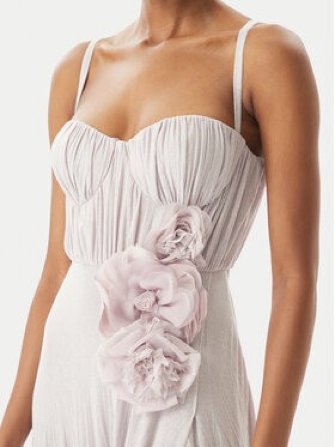 Elisabetta Franchi Sukienka wieczorowa ABR2252E2 544 Fioletowy Regular Fit