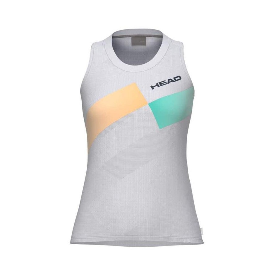 Head Pro Tank damski turkusowy top