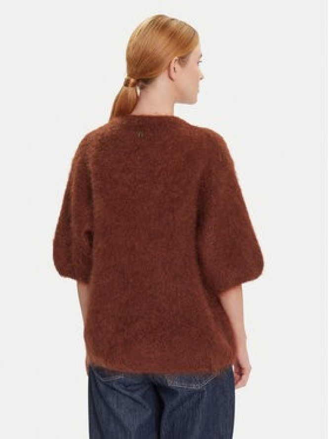 Dixie Sweter M277Y101A Brązowy Relaxed Fit