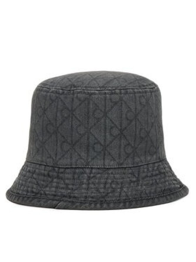 Calvin Klein Kapelusz Denim Emblem Burnout Bucket LV04F5043G Szary