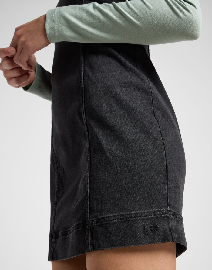 LEE DAMSKA SUKIENKA JEANSOWA FOREVERFIT DRESS BLACK AVEY 112355124 LI66017916