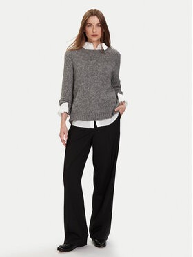 Tommy Hilfiger Spodnie materiałowe Timeless WW0WW48362 Czarny Straight Fit