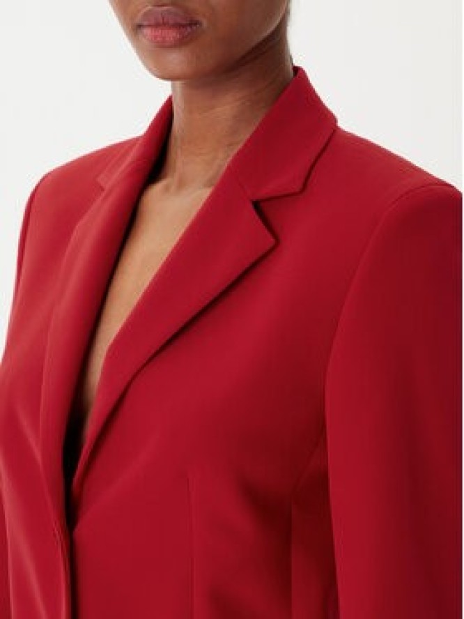 HUGO Marynarka Agonia-1 50539976 Czerwony Slim Fit