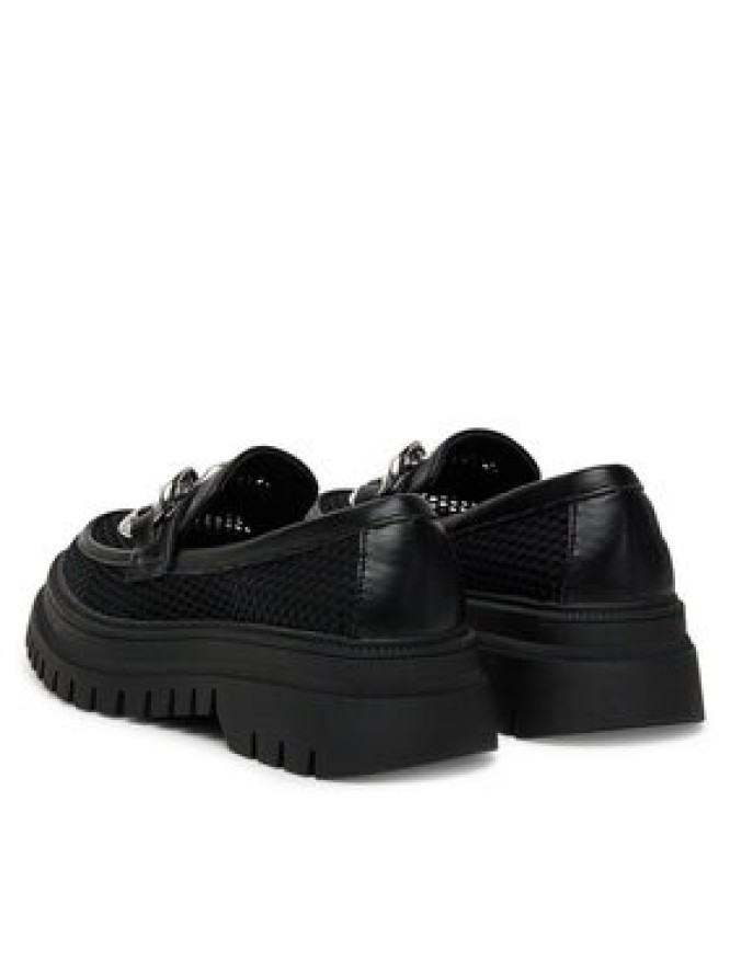 DeeZee Loafersy 60062D-2 Czarny