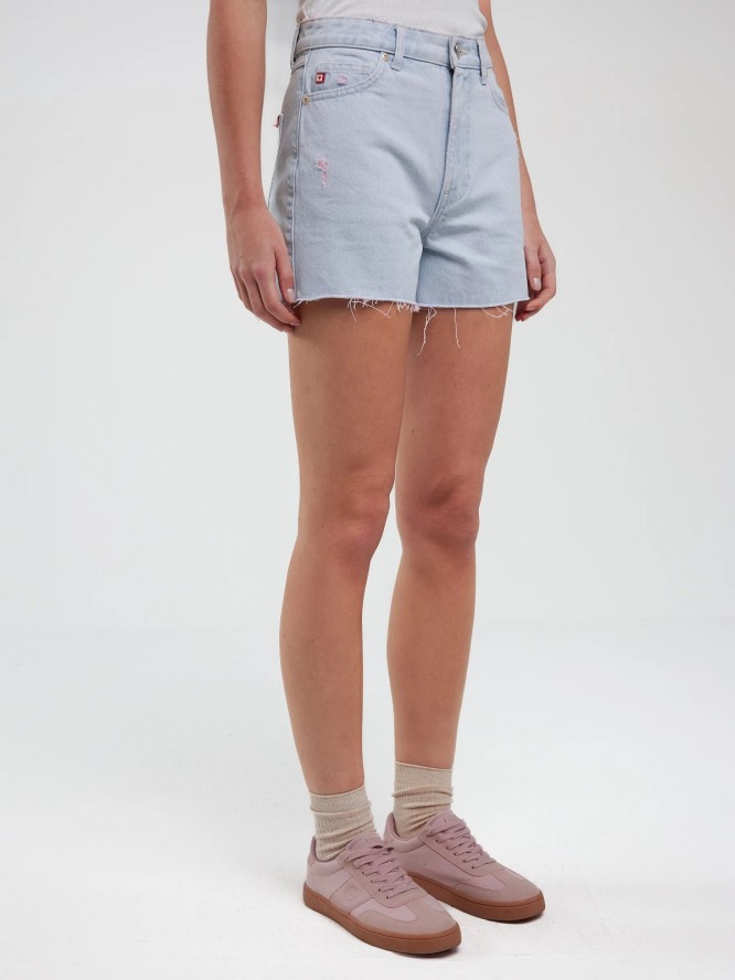 Szorty damskie jeansowe z kolekcji Authentic błękitne Authentic Girl 142