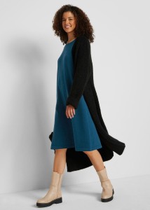 Sukienka dzianinowa basic z bawełny z recyklingu