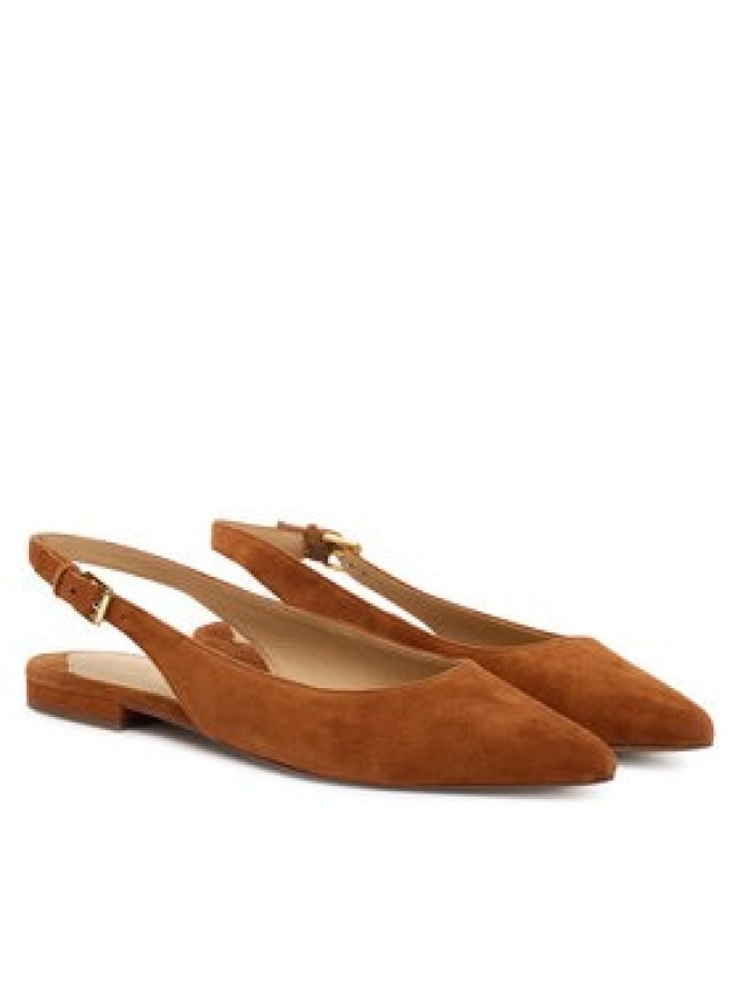 LAUREN RALPH LAUREN Baleriny 802967746002 Brązowy