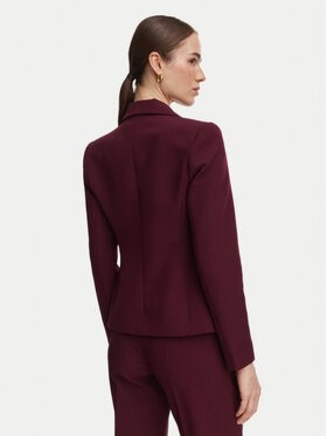 Rinascimento Marynarka CFC0131080003 Bordowy Regular Fit