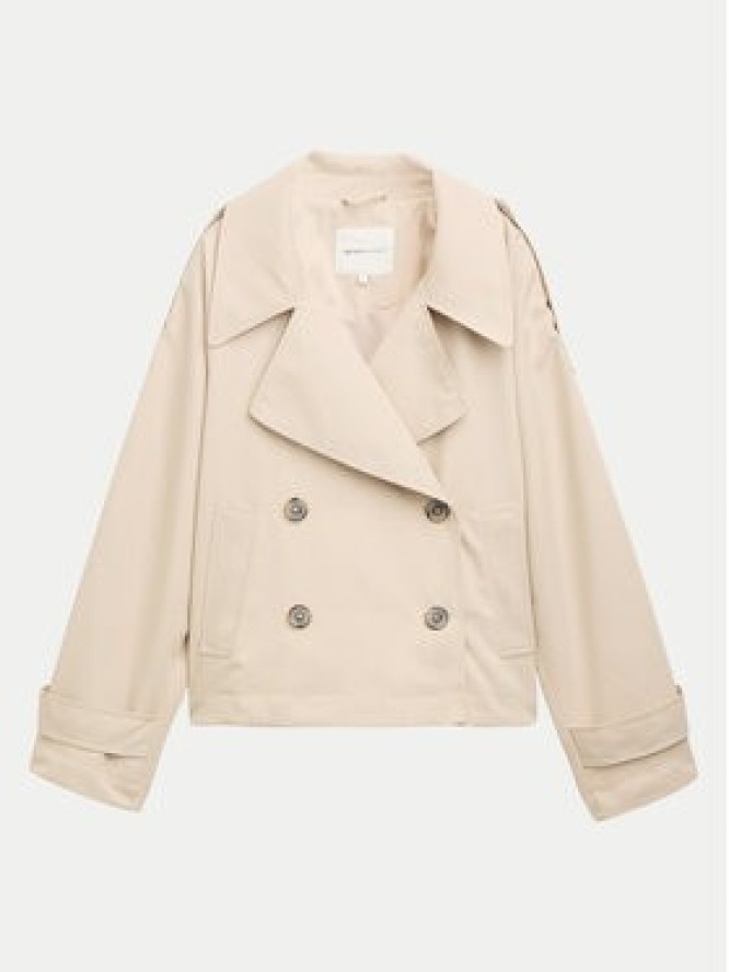 Tom Tailor Denim Trencz 1045530 Beżowy Loose Fit