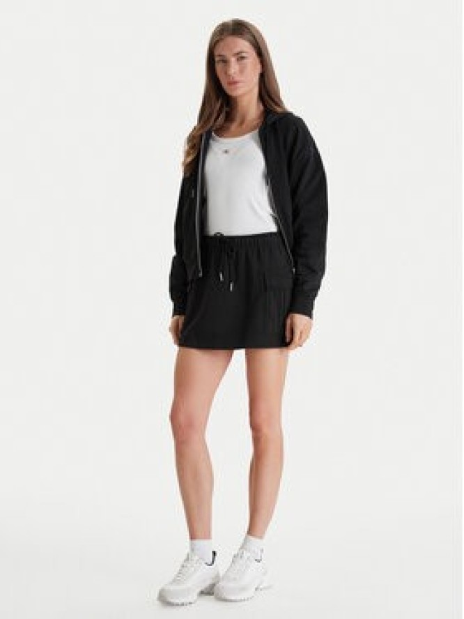 Calvin Klein Jeans Spódnica mini Monogram LV047B268G Czarny Regular Fit