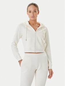 Guess Bluza V5YQ06 KBSL2 Écru Regular Fit