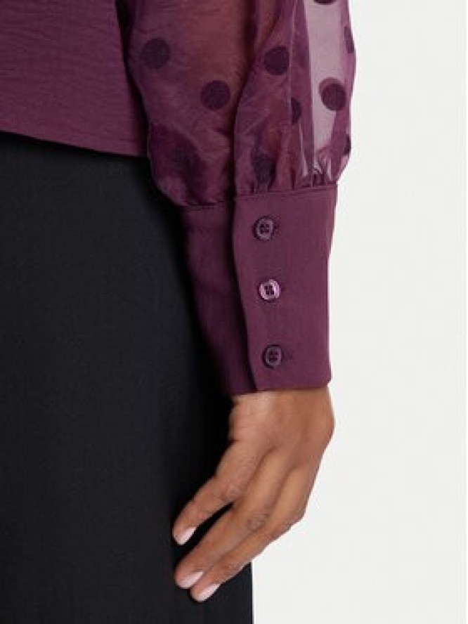 Vero Moda Bluzka Alva 10337474 Fioletowy Regular Fit